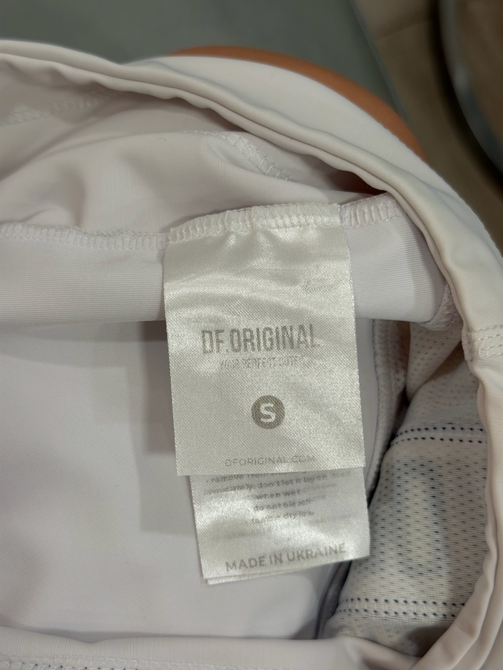 DF Original Pro Bianco White Sports Bra & Biker Shorts Set Size XS/S - Picture 12 of 13
